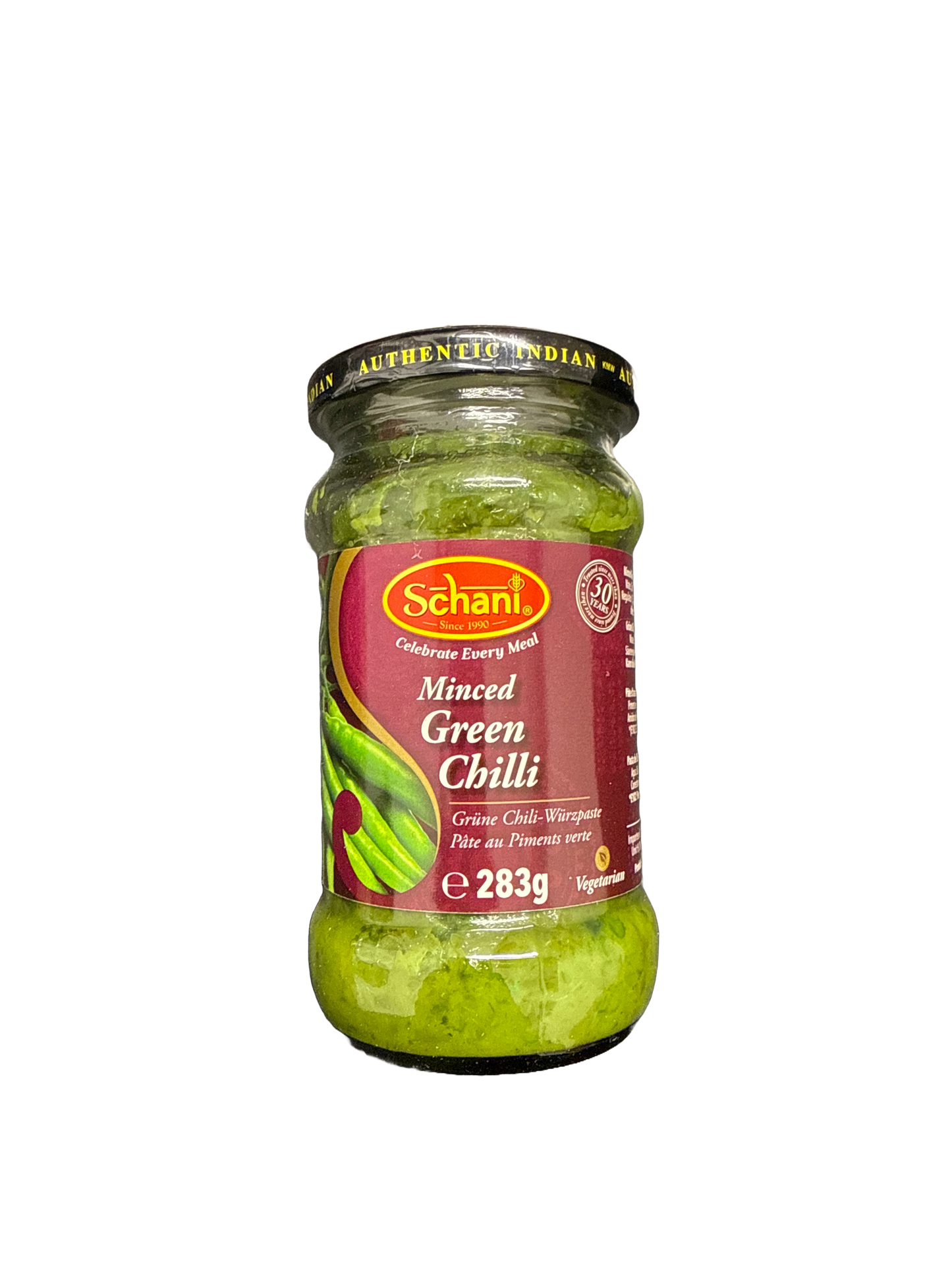Schani Minced Green Chilli 283g