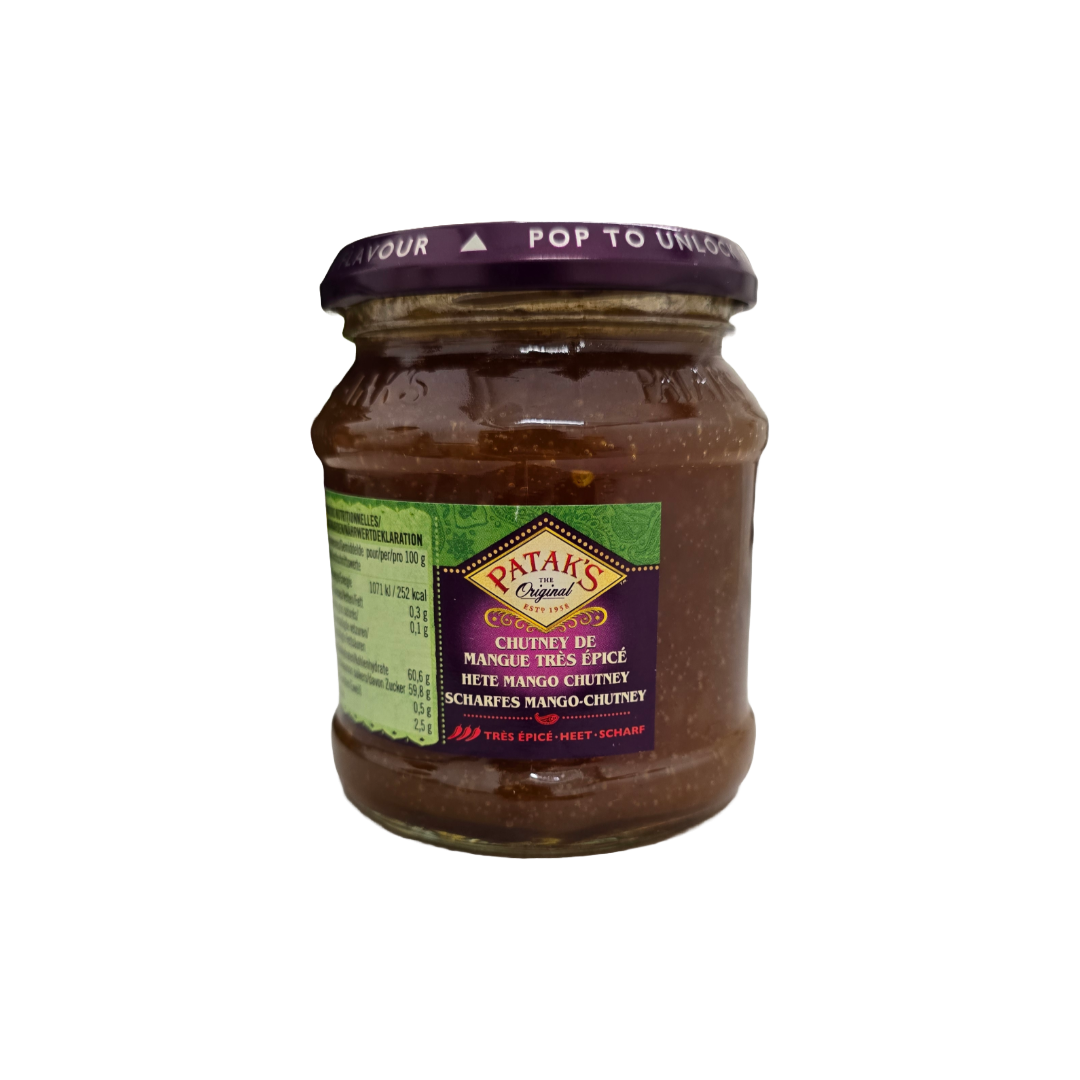 Pataks Chutney Mango Hot 340g