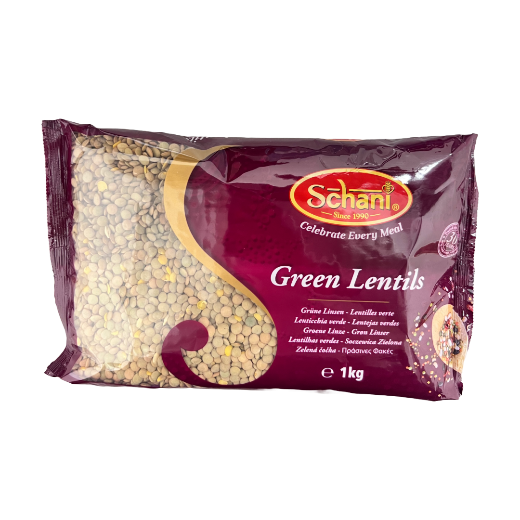 Schani Green Lentils – protein-rich whole lentils, ideal for soups, curries, and salads. Available at an Indian shop near me or online grocery stores.