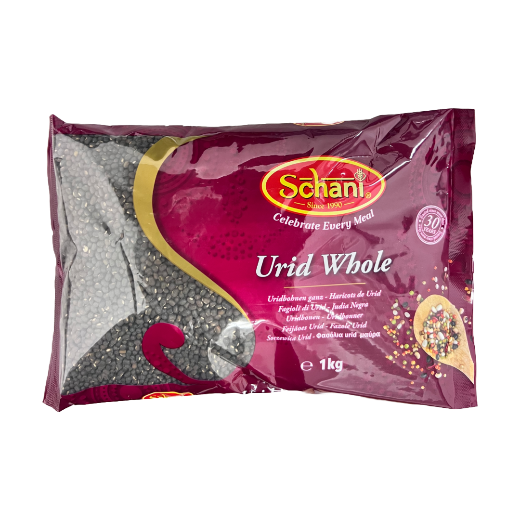 Schani Urid Whole – whole black gram, perfect for dal makhani and Indian lentil dishes. Buy from an Indian grocery shop nearby