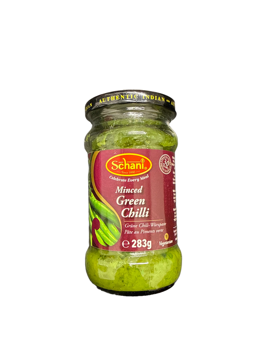 Schani Minced Green Chilli 283g
