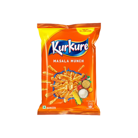 Kurkure Masala Munch – crunchy Indian snack with bold and spicy masala flavors.
