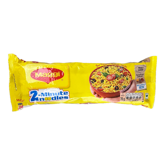 Maggi 580g – classic instant noodles with delicious masala flavor, ready in minutes. 